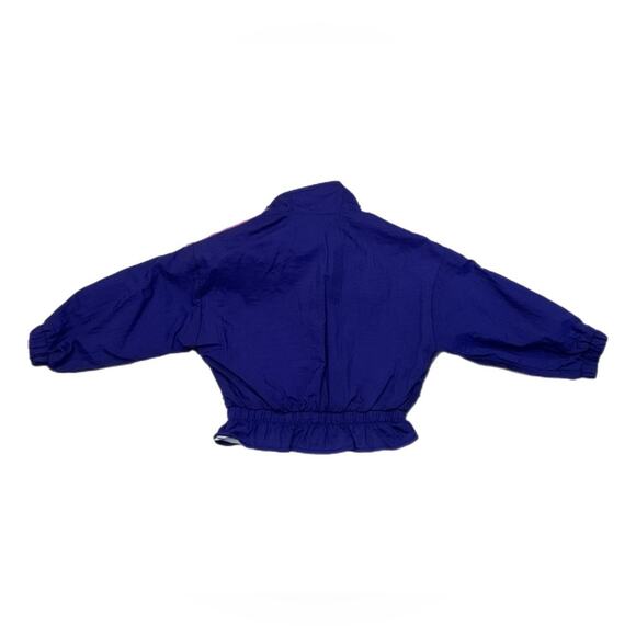 Vintage 80s Kids Neon Bomber Jacket - Picture 2 of 3